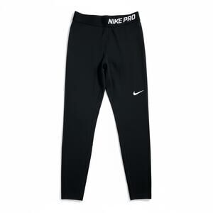 Nike Pro Dri-Fit Black Compression Leggings Men's S Gym Workout Training